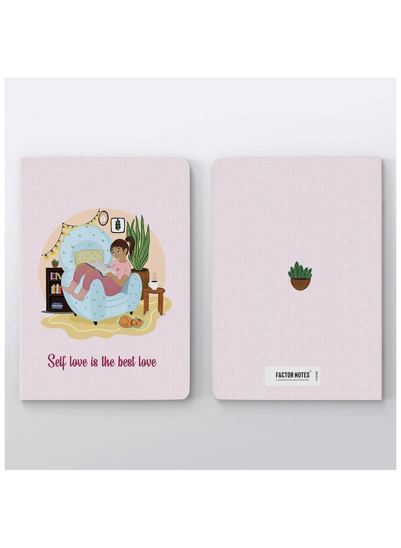 FACTOR NOTES A5 Size Softbound Ruled Journal Notebook 90gsm Thickness 160 Pages - Image 4